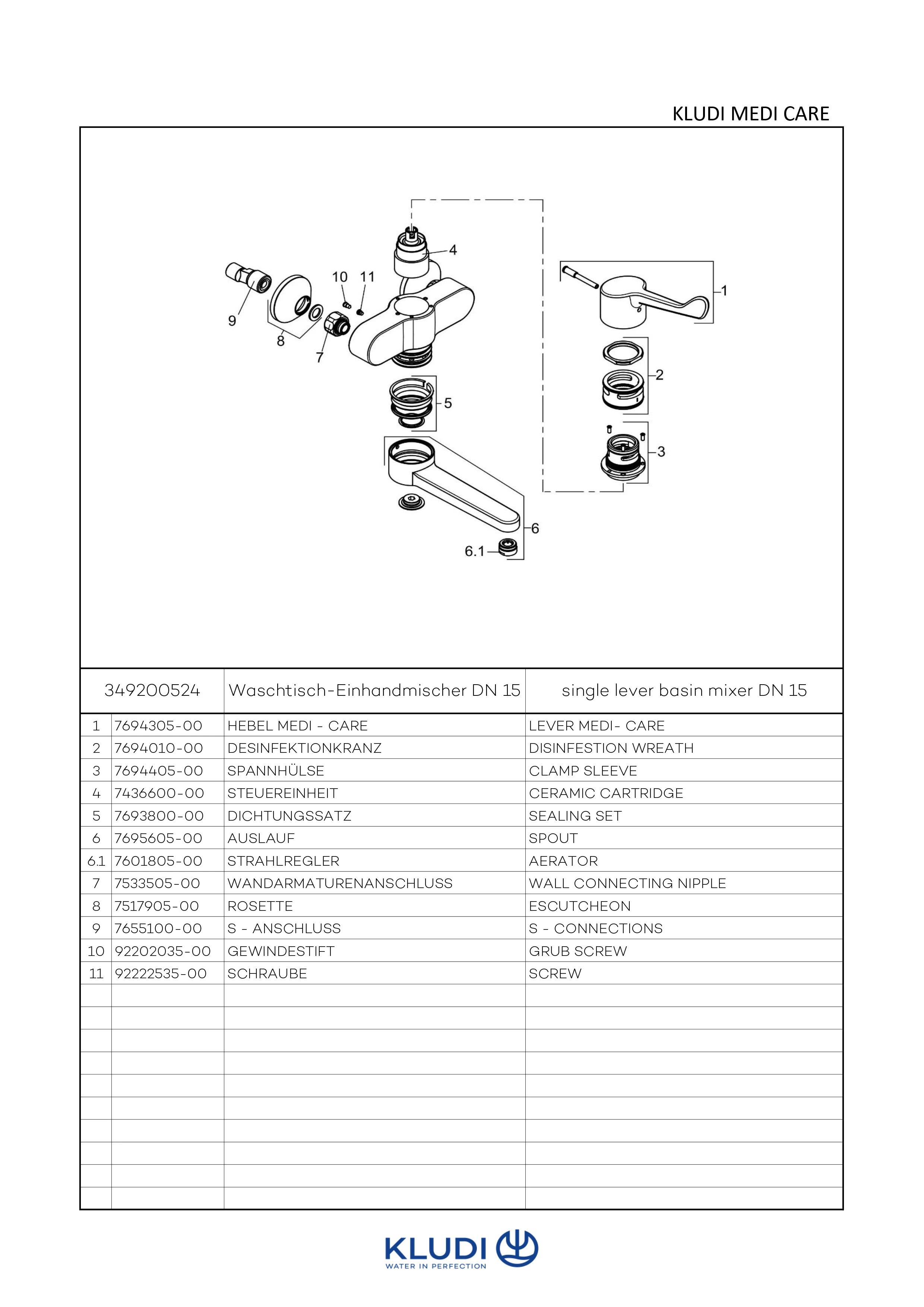 MEDI CARE WandarmaturEHM Klinik Armhebel 230mm Ausladung chrom MEDI CARE WandarmaturEHM Klinik Armhebel 230mm Ausladung chrom