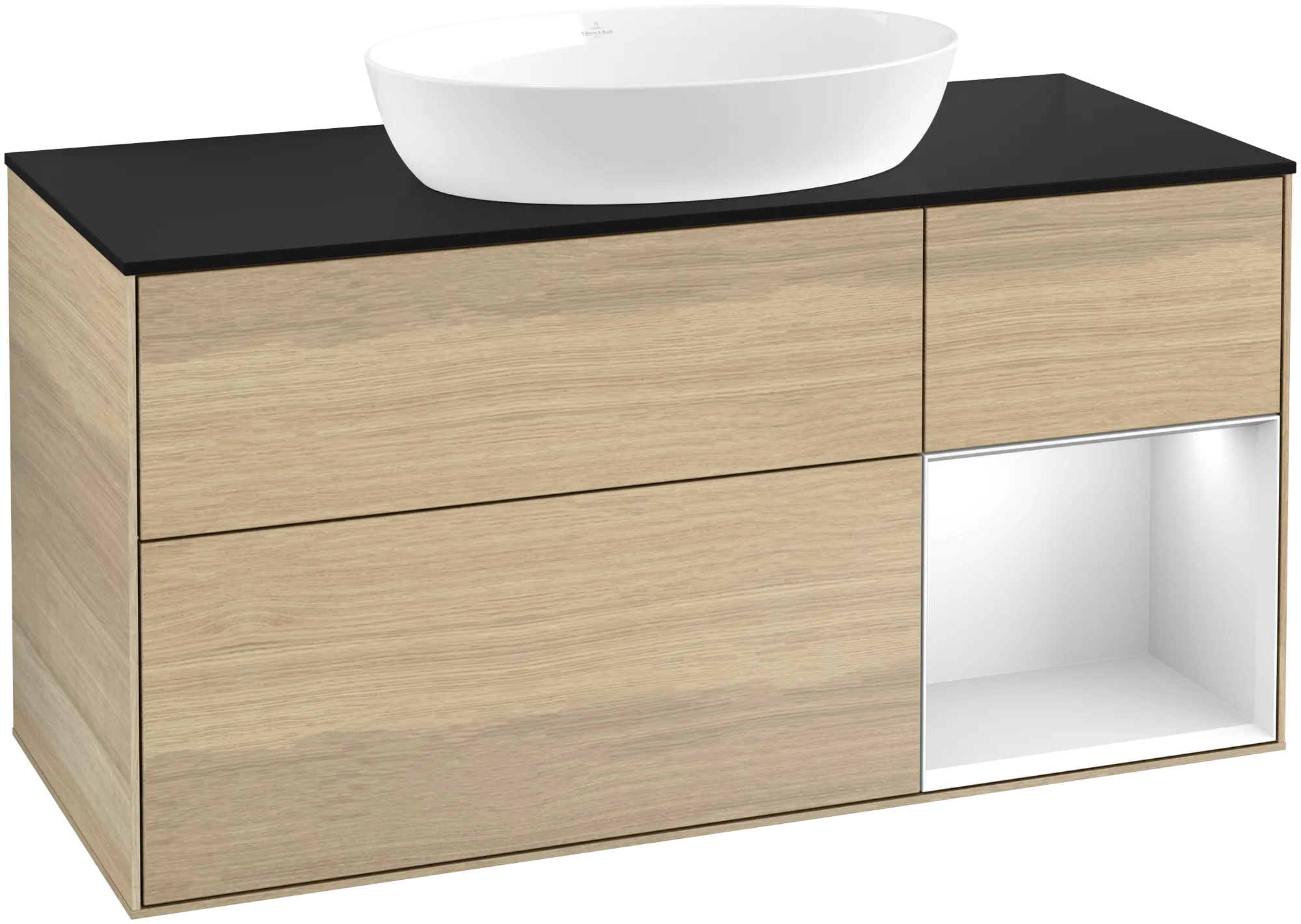 Villeroy & Boch Finion FA7 Waschbeckenunterschrank 1200x603x501mm mit Beleuchtung