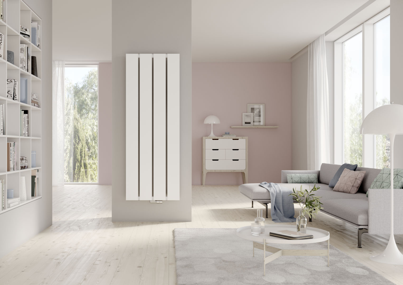 Kermi Design-Heizkörper „Beams®“ 49 × 180 cm in Anthracite Grey Kermi Design-Heizkörper „Beams®“ 49 × 180 cm in Anthracite Grey
