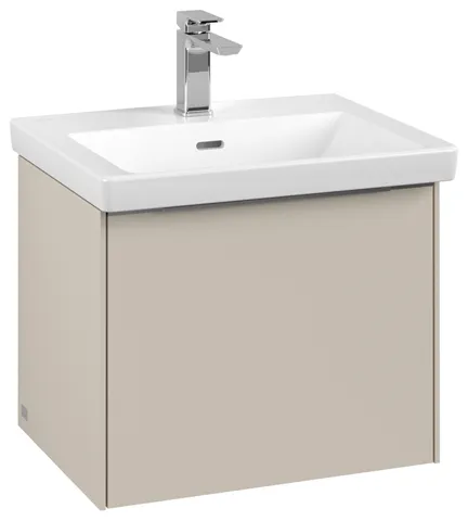 Villeroy & Boch Waschtischunterschrank „Subway 3.0“ für Schrankwaschtisch 523 × 429 × 448 mm Cashmere Grey, für Becken mittig Villeroy & Boch Waschtischunterschrank „Subway 3.0“ für Schrankwaschtisch 523 × 429 × 448 mm Cashmere Grey, für Becken mittig