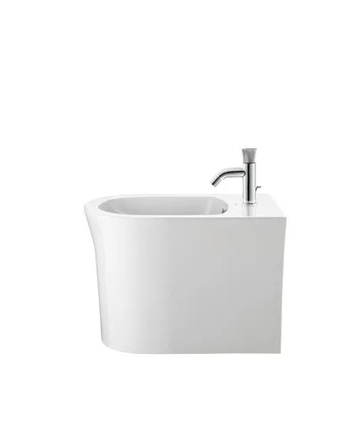 Duravit Stand-Bidet back to wall „White Tulip“, Befestigung sichtbar 37 × 58 × 42 cm