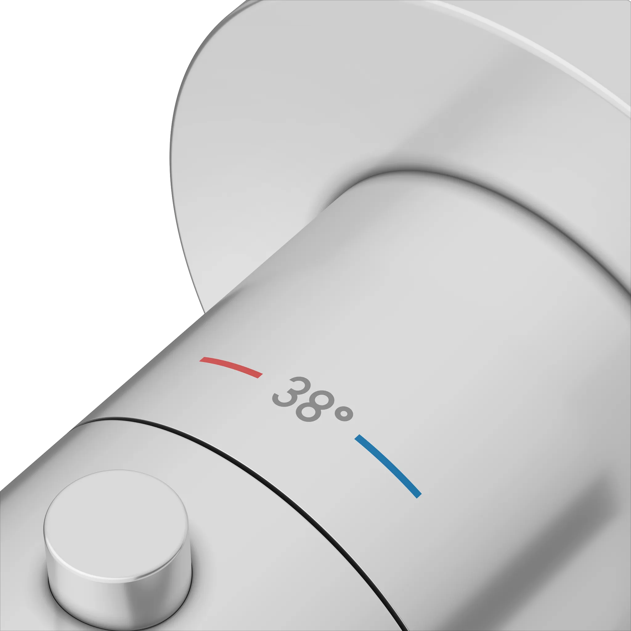 IXMO 59553170001 Thermostatarmatur UP DN15 rund Aluminium-finish