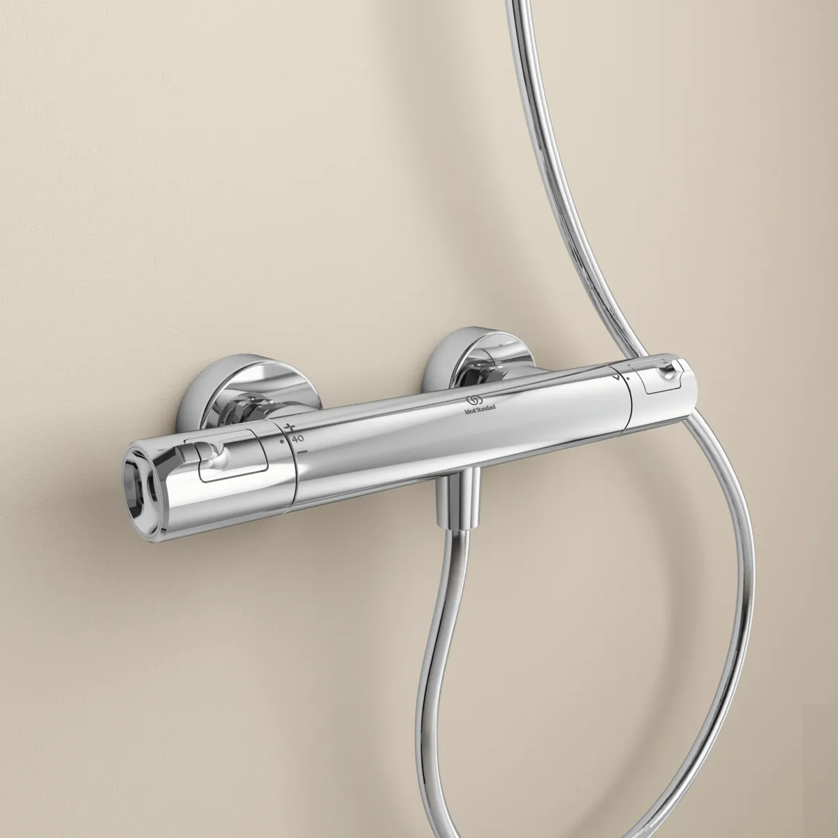 Brausethermostat Aufputz Ceratherm T50, Ausladung 78mm, Chrom Brausethermostat Aufputz Ceratherm T50, Ausladung 78mm, Chrom