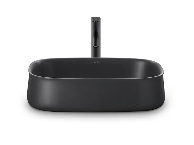 Aufsatzwaschtisch geschliffen „Zencha“ 55 × 39 × 13,5 cm, ohne Hahnlochbohrung in Anthrazit Matt Aufsatzwaschtisch geschliffen „Zencha“ 55 × 39 × 13,5 cm, ohne Hahnlochbohrung in Anthrazit Matt