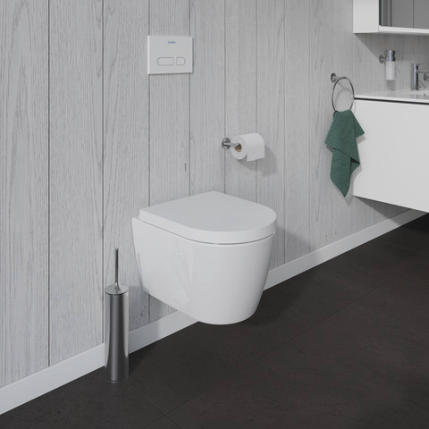 Duravit Wand-Tiefspül-WC inkl. WC-Sitz „ME by Starck“ 37 × 48 × 39 cm, Befestigung sichtbar Duravit Wand-Tiefspül-WC inkl. WC-Sitz „ME by Starck“ 37 × 48 × 39 cm, Befestigung sichtbar