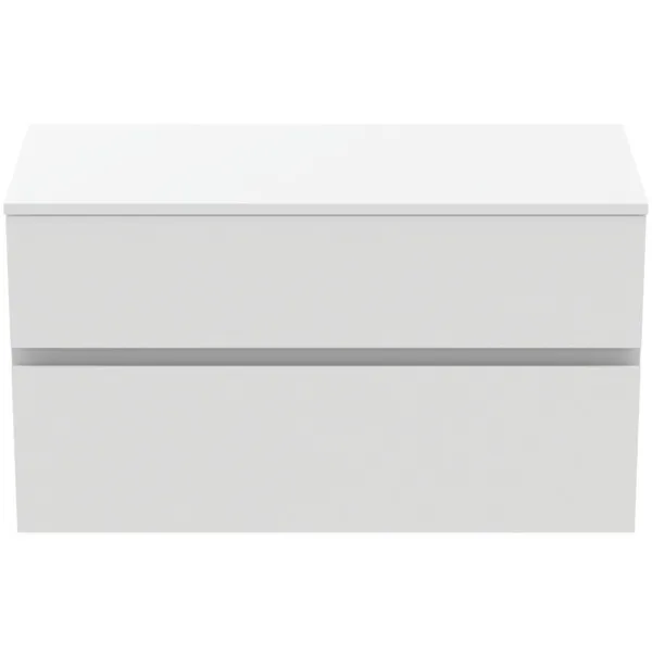 Ideal Standard Waschtischunterschrank „Finesse“ 100,2 × 55,8 × 44 cm Weiß matt lackiert Ideal Standard Waschtischunterschrank „Finesse“ 100,2 × 55,8 × 44 cm Weiß matt lackiert