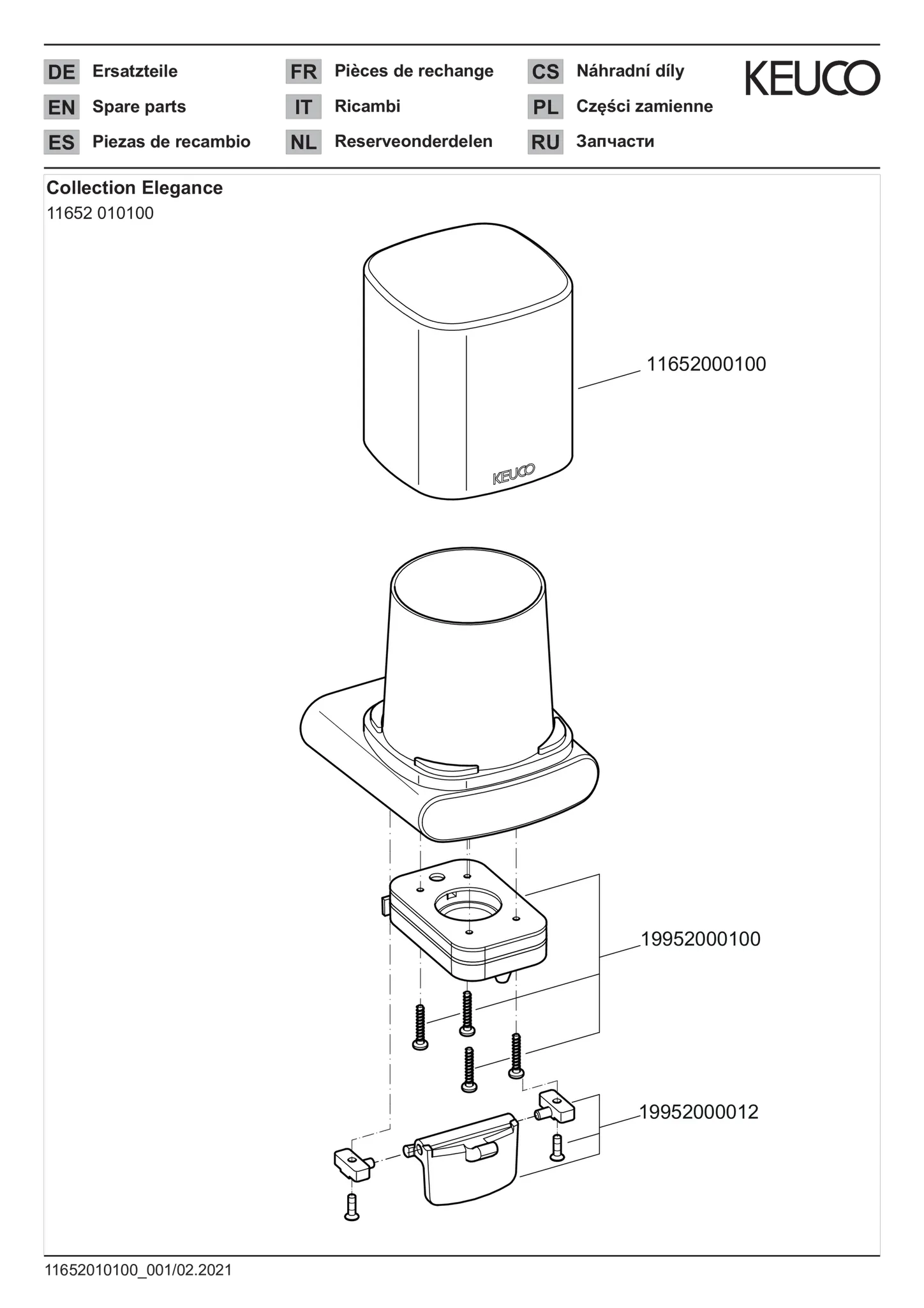 Elegance 11652010100 Lotionspender mit Kunststoff-Stülpbecher verchromt, B-Ware Elegance 11652010100 Lotionspender mit Kunststoff-Stülpbecher verchromt, B-Ware
