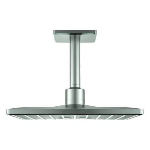 Grohe Rainshower SmartActive 310 Cube Kopfbrauseset, Deckenauslass 142 mm, 2 Strahlarten, supersteel Grohe Rainshower SmartActive 310 Cube Kopfbrauseset, Deckenauslass 142 mm, 2 Strahlarten, supersteel