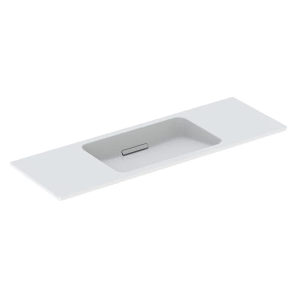 Wandwaschtisch „One“ mit horizontalem Ablauf, rechteckig 120 × 40 cm mit KeraTect® Wandwaschtisch „One“ mit horizontalem Ablauf, rechteckig 120 × 40 cm mit KeraTect®