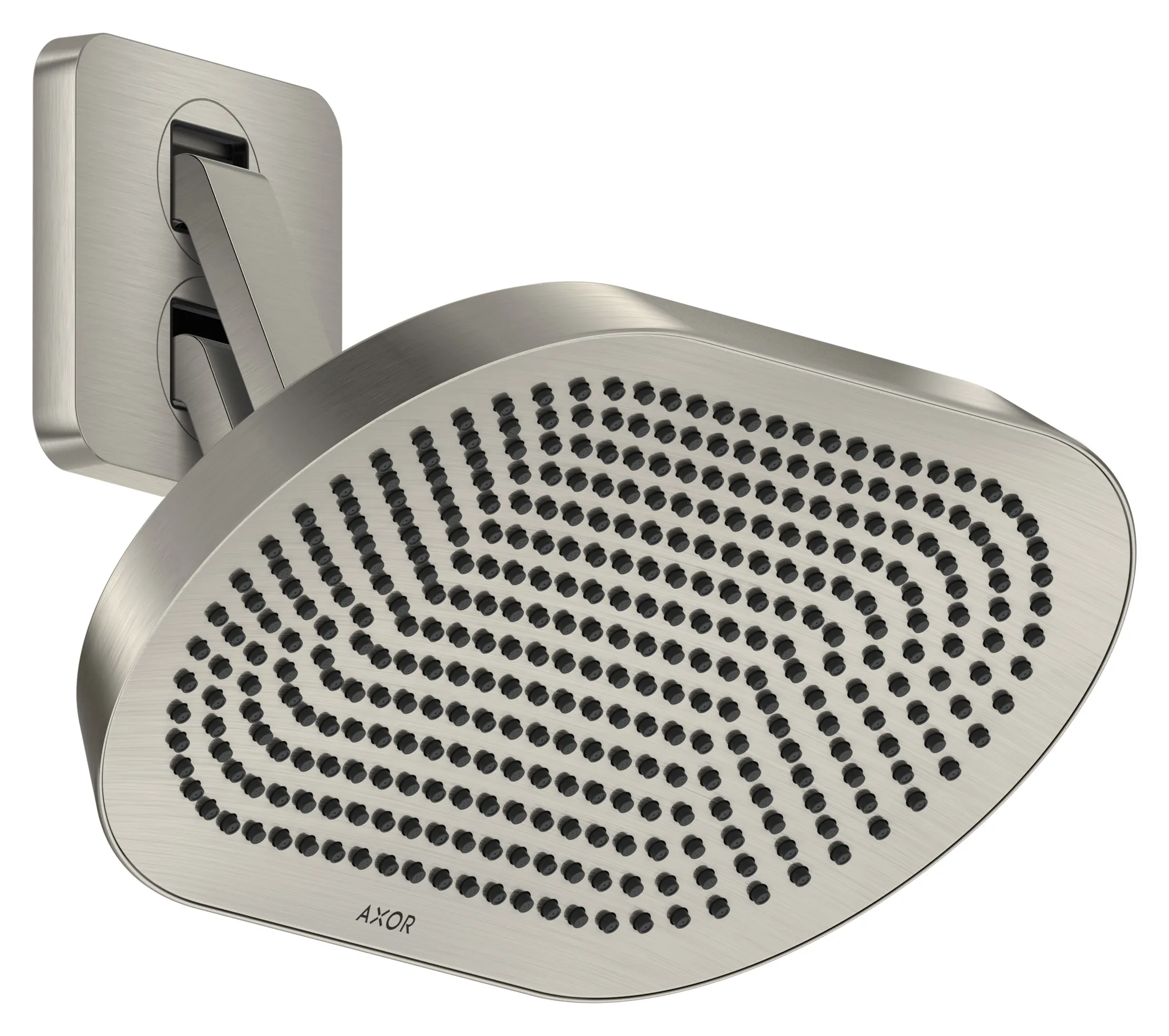 Hansgrohe AXOR ShowerSphere Kopfbrause 370⁄220 2jet EcoSmart mit beweglichem Brausearm, Edelstahl Optic Hansgrohe AXOR ShowerSphere Kopfbrause 370⁄220 2jet EcoSmart mit beweglichem Brausearm, Edelstahl Optic