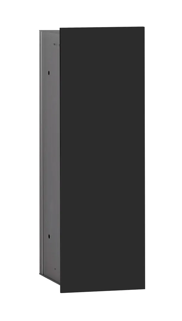 Bürstengarnitur-Modul asis 2.0Unterputz, 497 mm, schwarz mattohne Einbaurahmen