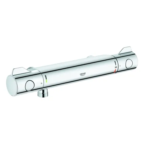 Grohe Grohtherm 800 Thermostat-Brausebatterie ½ Wandmontage chrom Grohe Grohtherm 800 Thermostat-Brausebatterie ½ Wandmontage chrom