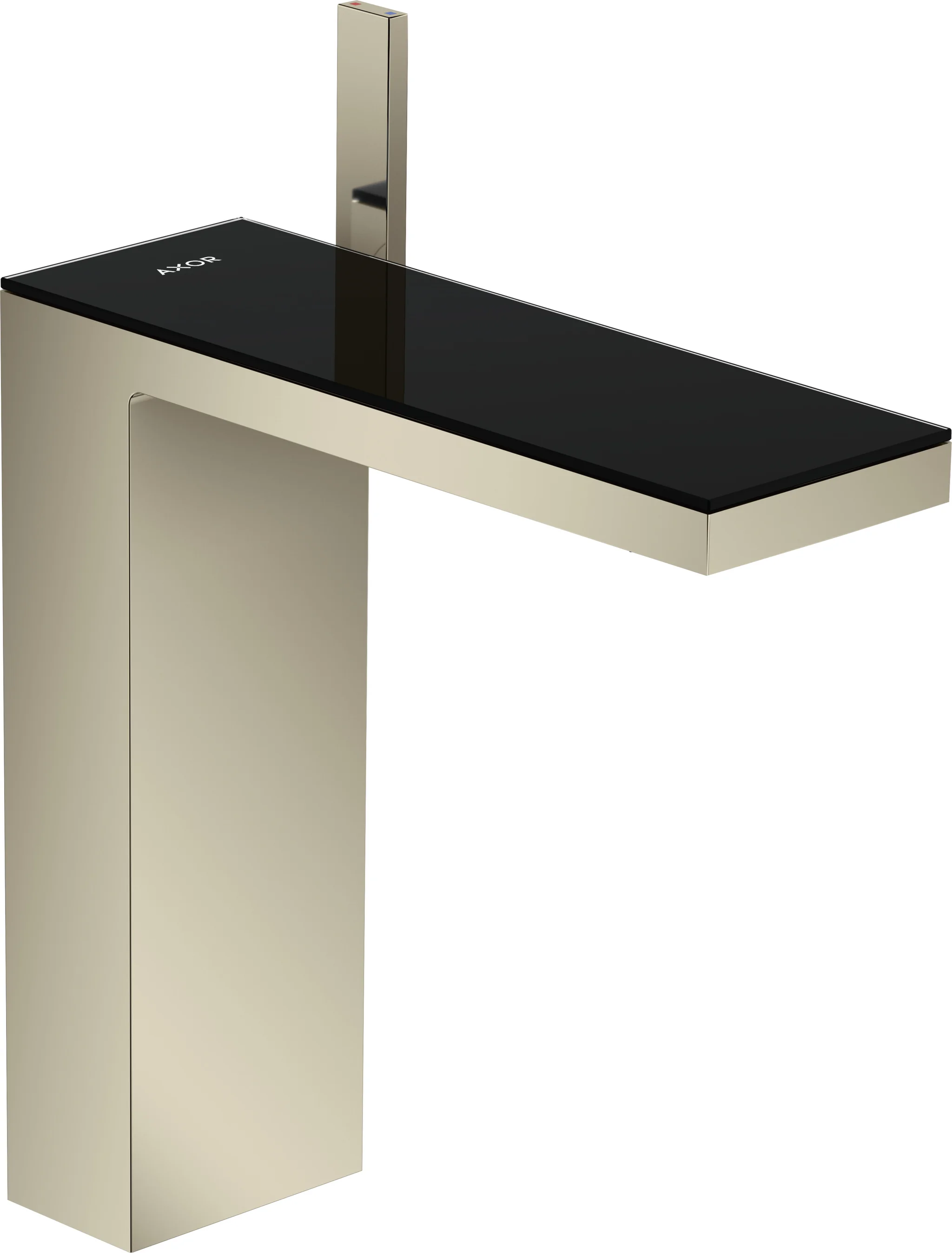 Hansgrohe AXOR MyEdition Platte 245 mm Glas schwarz abnehmbar