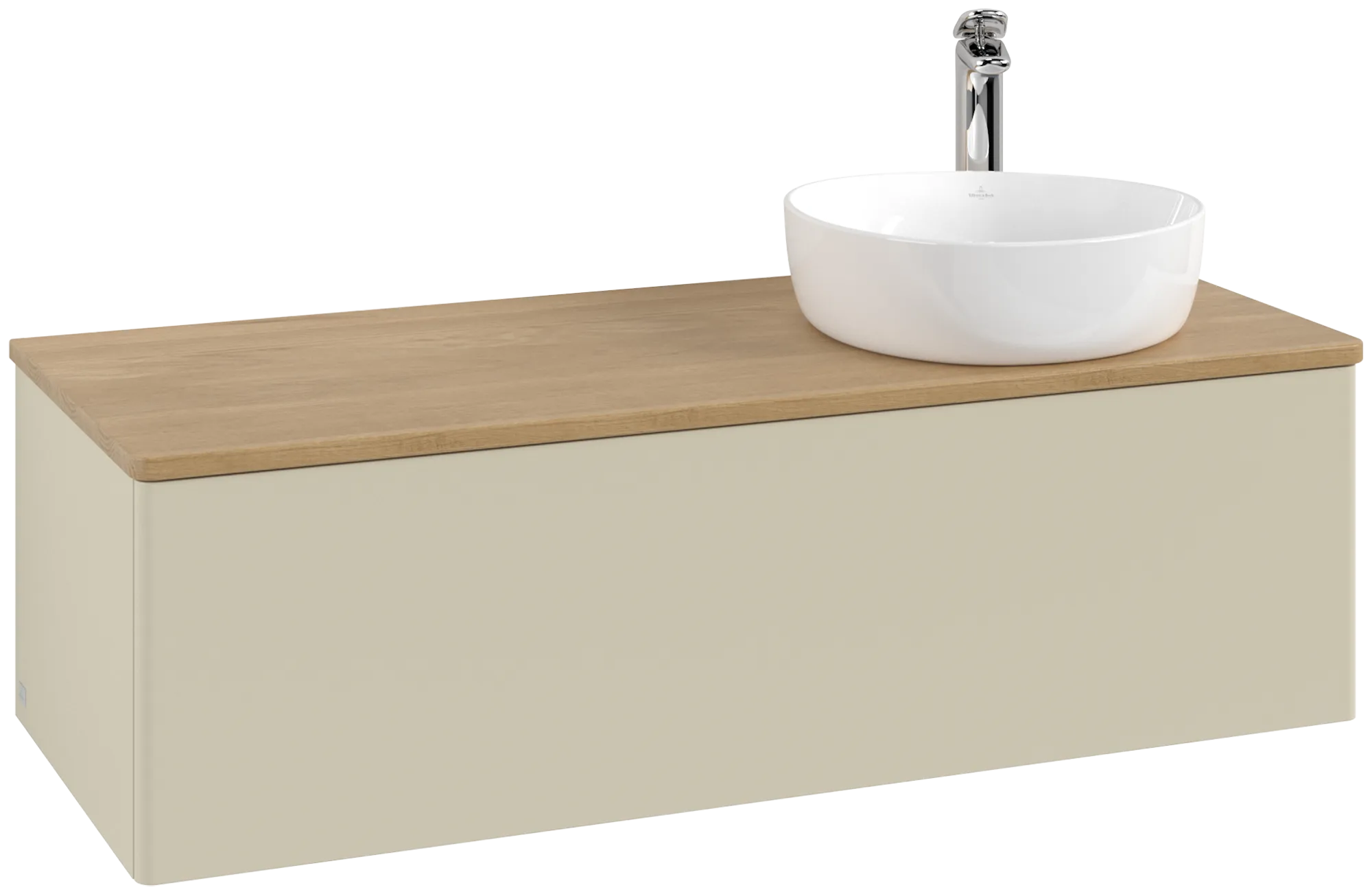 Villeroy & Boch Antao Waschbeckenunterschrank L34_5, 1200x360x500mm, mit Beleuchtung, Holz