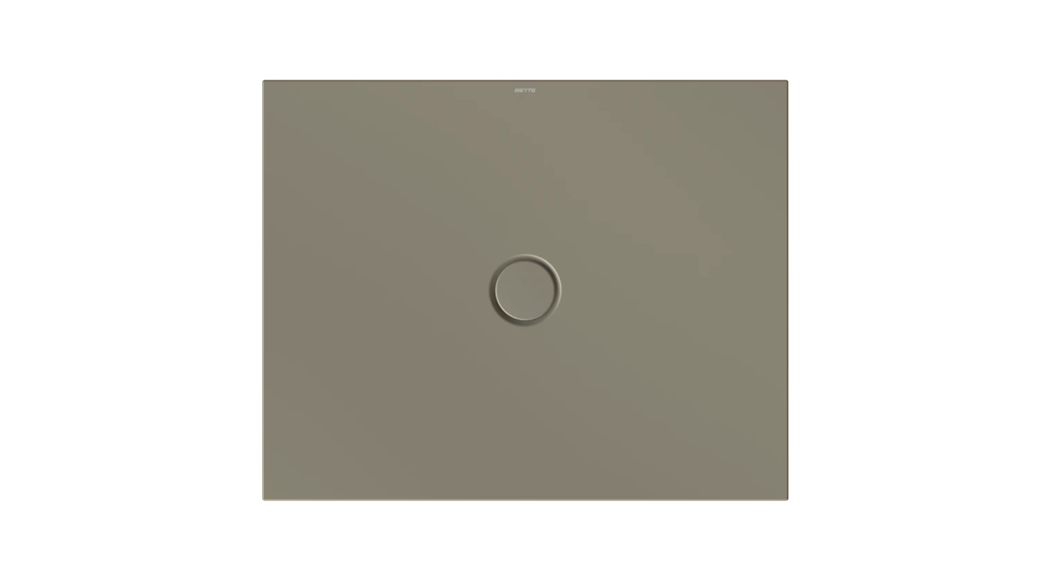 Bette rechteck Duschwanne „BetteFloor“ 1000 × 800 mm mit BetteAntirutsch Pro, ohne Oberflächenveredelung, ohne Wannenträger, in Graphite