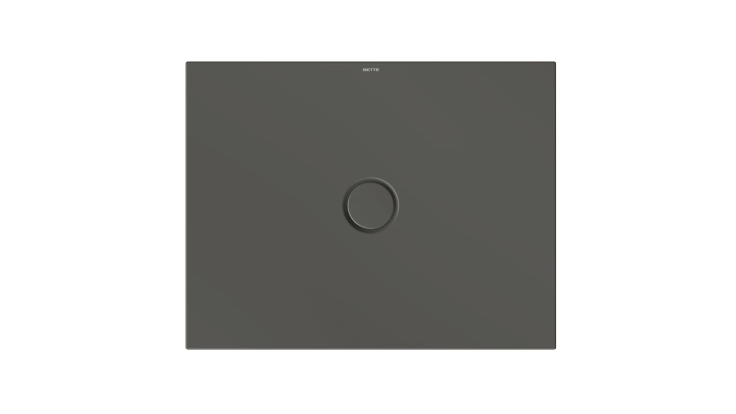 Bette rechteck Duschwanne „BetteFloor“ 900 × 700 mm mit BetteAntirutsch Pro, ohne Oberflächenveredelung, ohne Wannenträger, in Anthracite