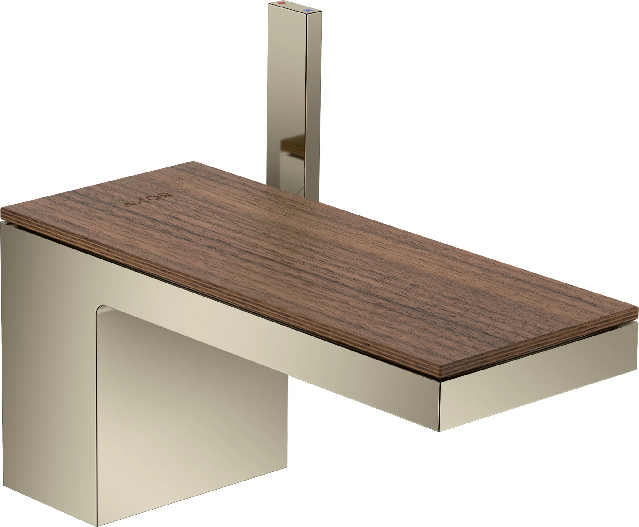 Hansgrohe AXOR MyEdition Mischer mit Platte 200 Amerikanischer Nussbaum Hansgrohe AXOR MyEdition Mischer mit Platte 200 Amerikanischer Nussbaum