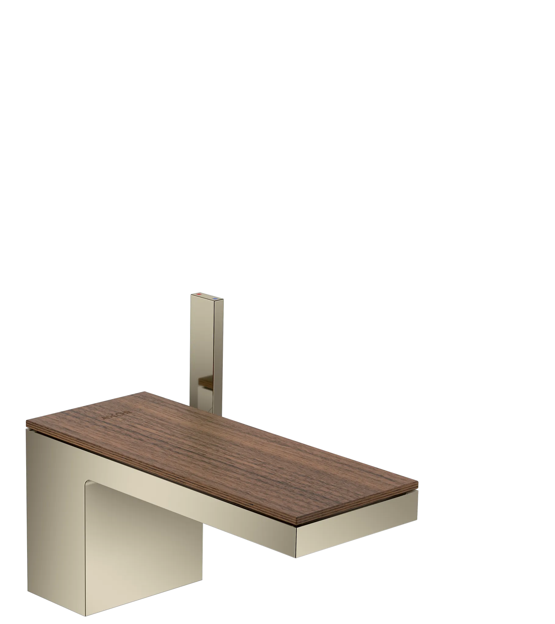 Hansgrohe AXOR MyEdition Mischer mit Platte 200 Amerikanischer Nussbaum Hansgrohe AXOR MyEdition Mischer mit Platte 200 Amerikanischer Nussbaum