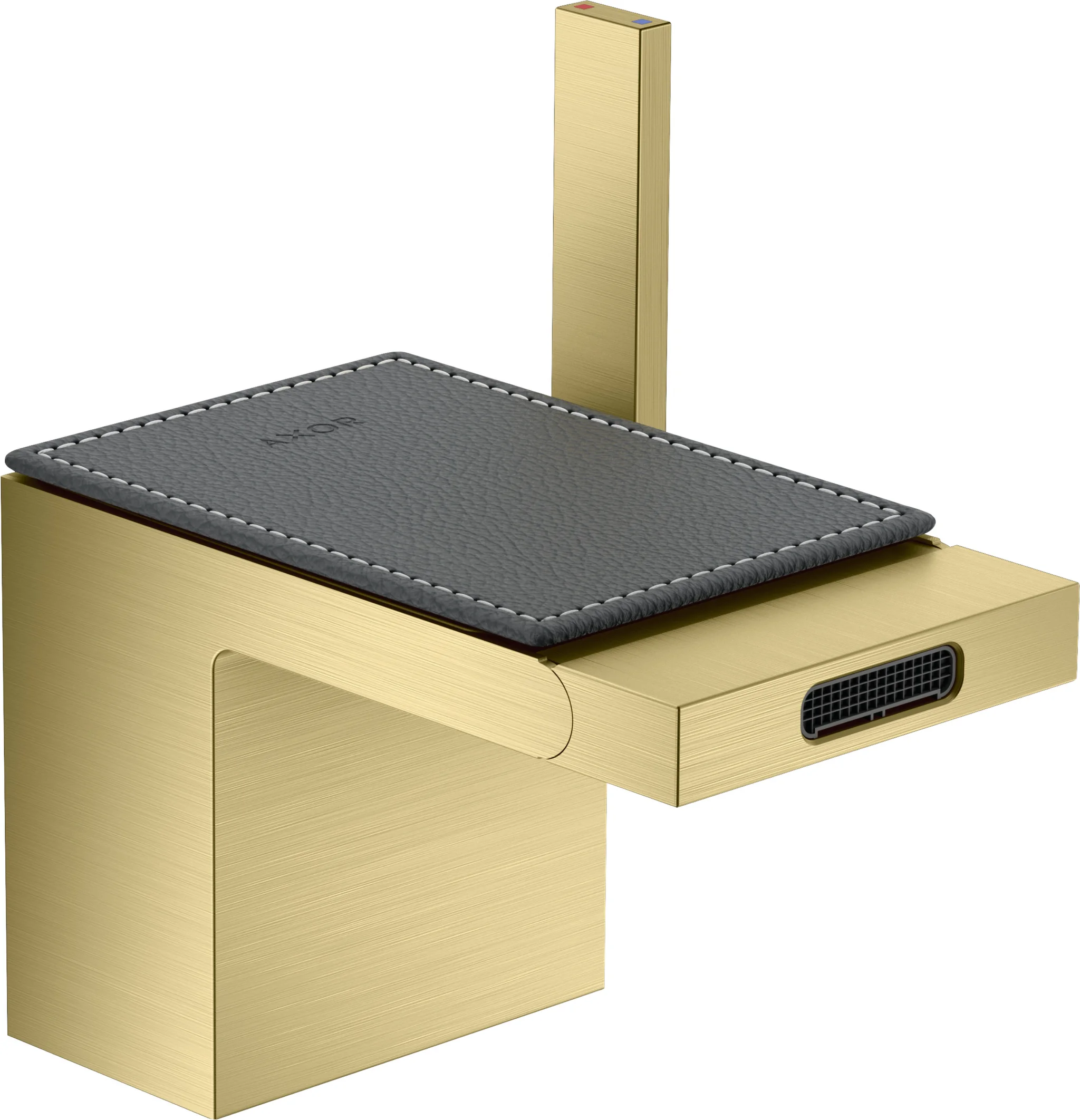 Hansgrohe AXOR MyEdition Bidetmischer - Einhebel-Bidetmischer mit Push-Open Ablaufgarnitur, Brushed Brass, Ausladung 121 mm, Auslaufhöhe 83 mm Hansgrohe AXOR MyEdition Bidetmischer - Einhebel-Bidetmischer mit Push-Open Ablaufgarnitur, Brushed Brass, Ausladung 121 mm, Auslaufhöhe 83 mm