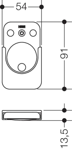 Fernbedienung LED-Spiegel des Systems S 50, zur Lichtsteuerung der LED-Lichtspiegel der höhenverstellbaren Waschtisch-Module S50.01... Fernbedienung LED-Spiegel des Systems S 50, zur Lichtsteuerung der LED-Lichtspiegel der höhenverstellbaren Waschtisch-Module S50.01...