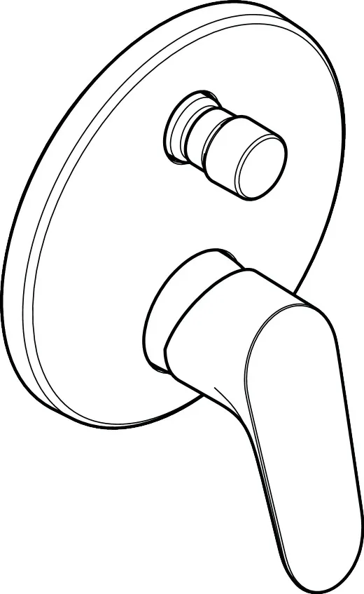 Wannenmischer Unterputz Focus Fertigset chrom Wannenmischer Unterputz Focus Fertigset chrom