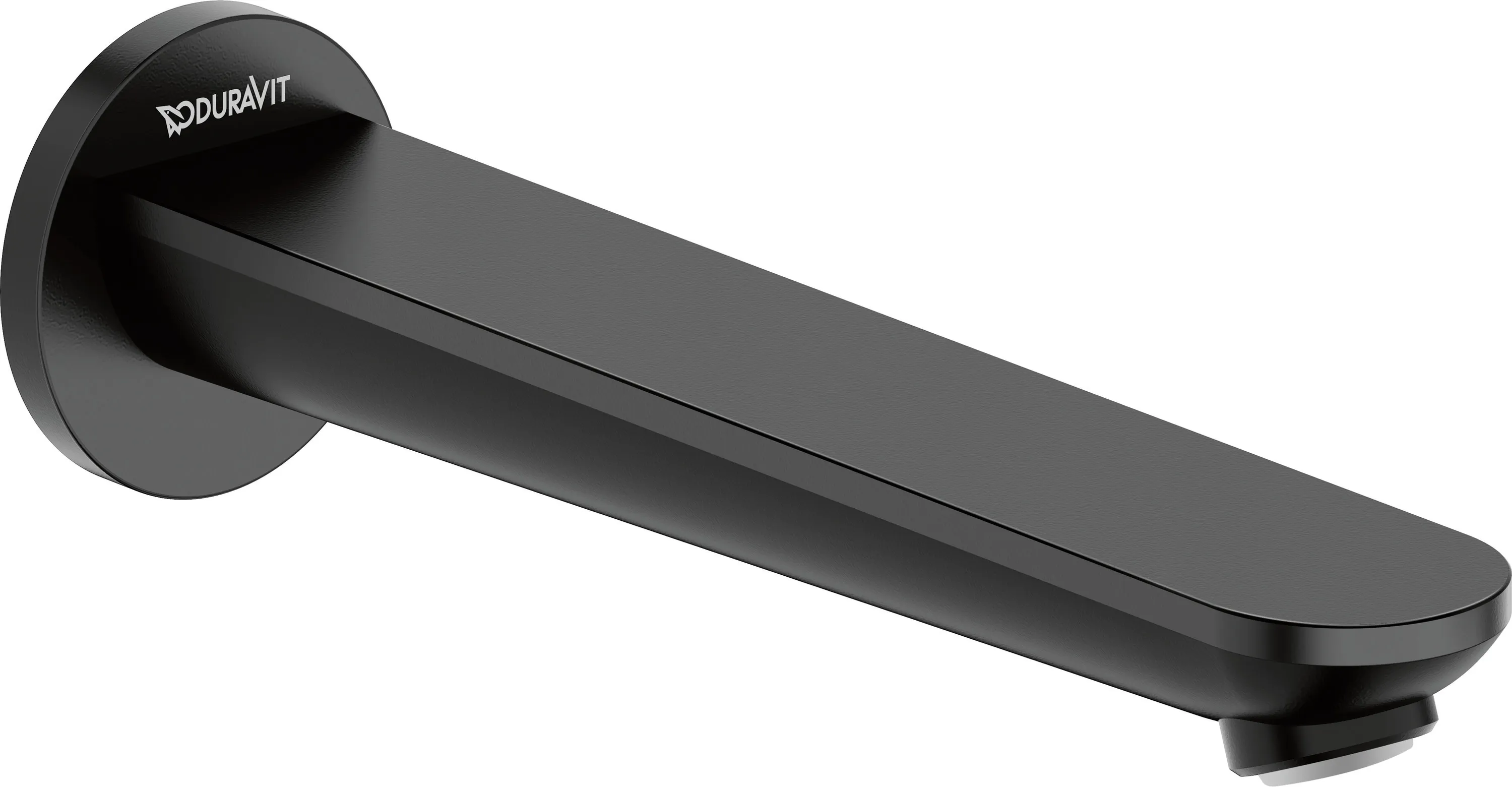 Auslauf für Armaturen „Wave“ in Schwarz (matt)