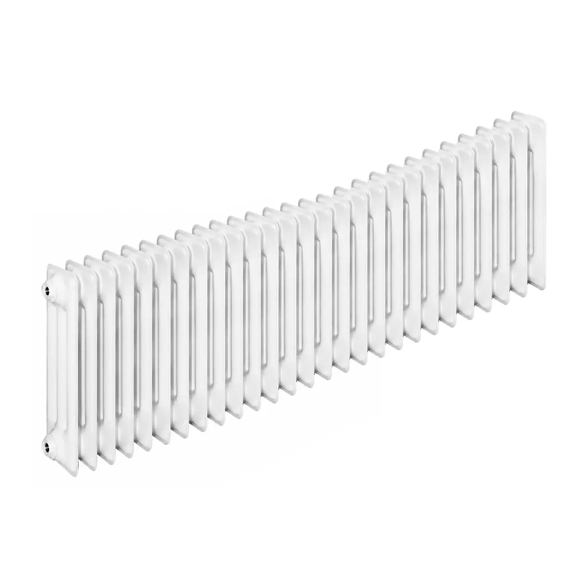 ASW DIN-Stahlradiator HG-TEC, 27 Glieder, 1350 x 600 x 160 mm, Nabenabstand 500 mm in RAL 9010