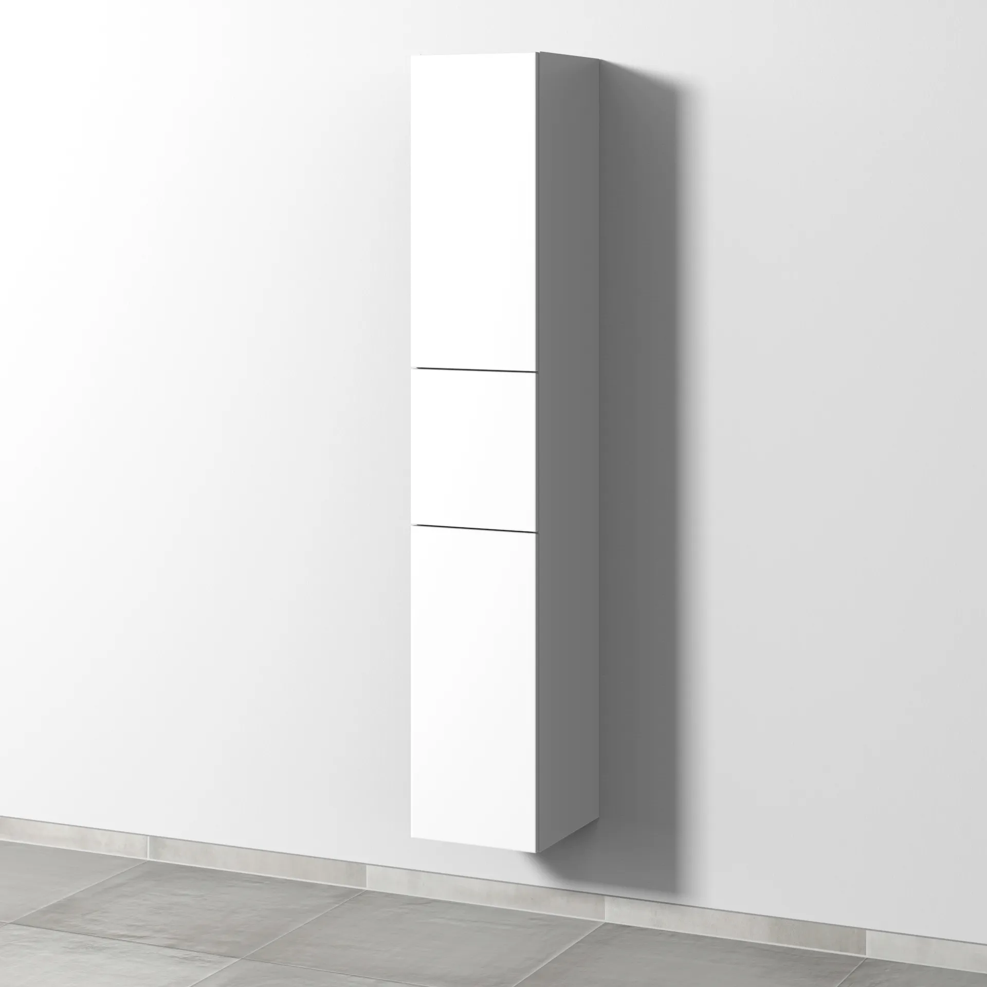 Sanipa Hochschrank „3way“ 300 × 1700 × 345 mm Anschlag links, in Weiß-Soft, Anschlag links
