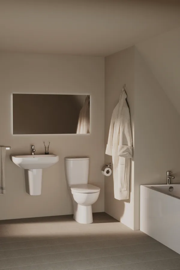 Waschbecken „i.lifeA“ 55 × 44 × 18 cm, Hahnlochposition mittig Waschbecken „i.lifeA“ 55 × 44 × 18 cm, Hahnlochposition mittig