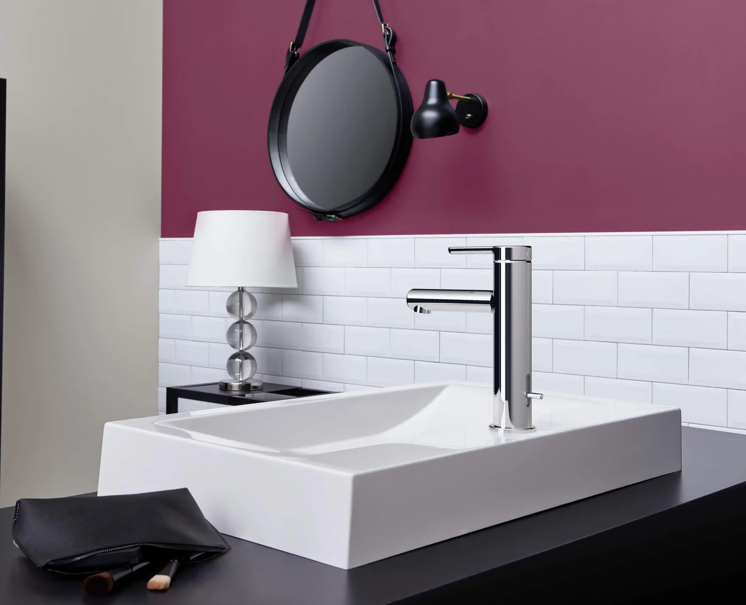 HansaDESIGNO Style Waschtischarmatur 5183 Zugstangenablaufgarnitur Ausladung 125 mm DN15 Chrom