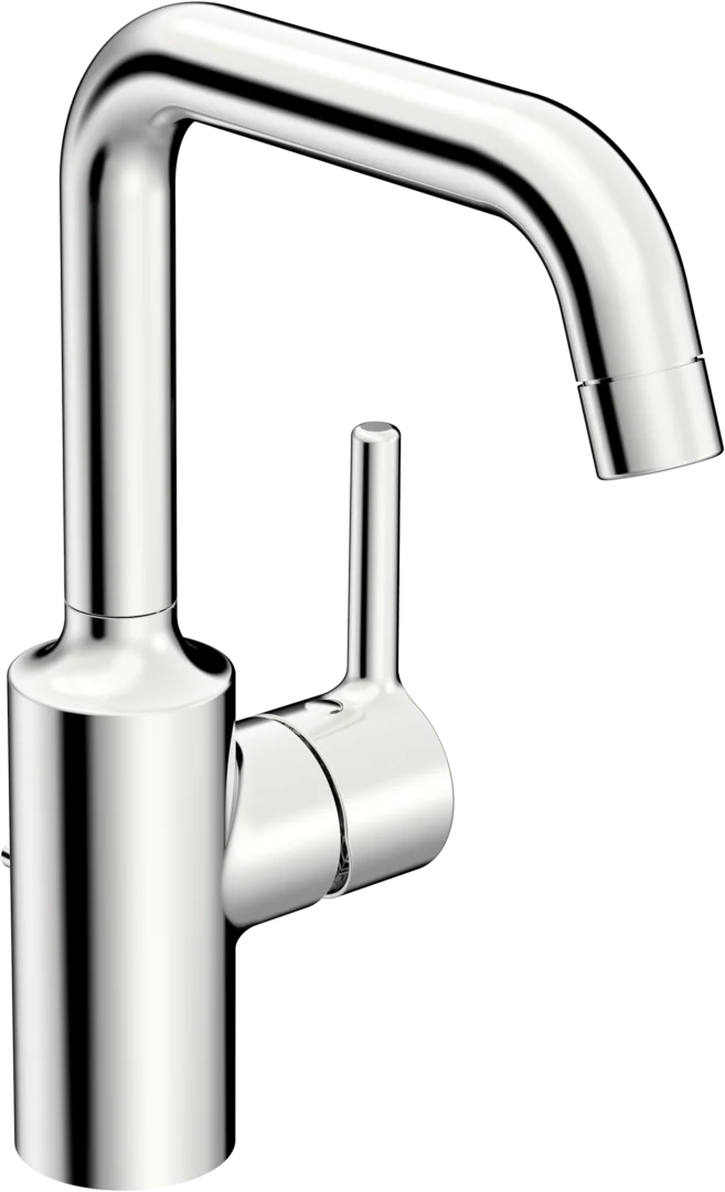 HansaVANTIS Waschtischarmatur Hansavantis 2022 EHM WT-Batt. 5254 Ablaufgarnitur Ausladung 152 mm Chrom