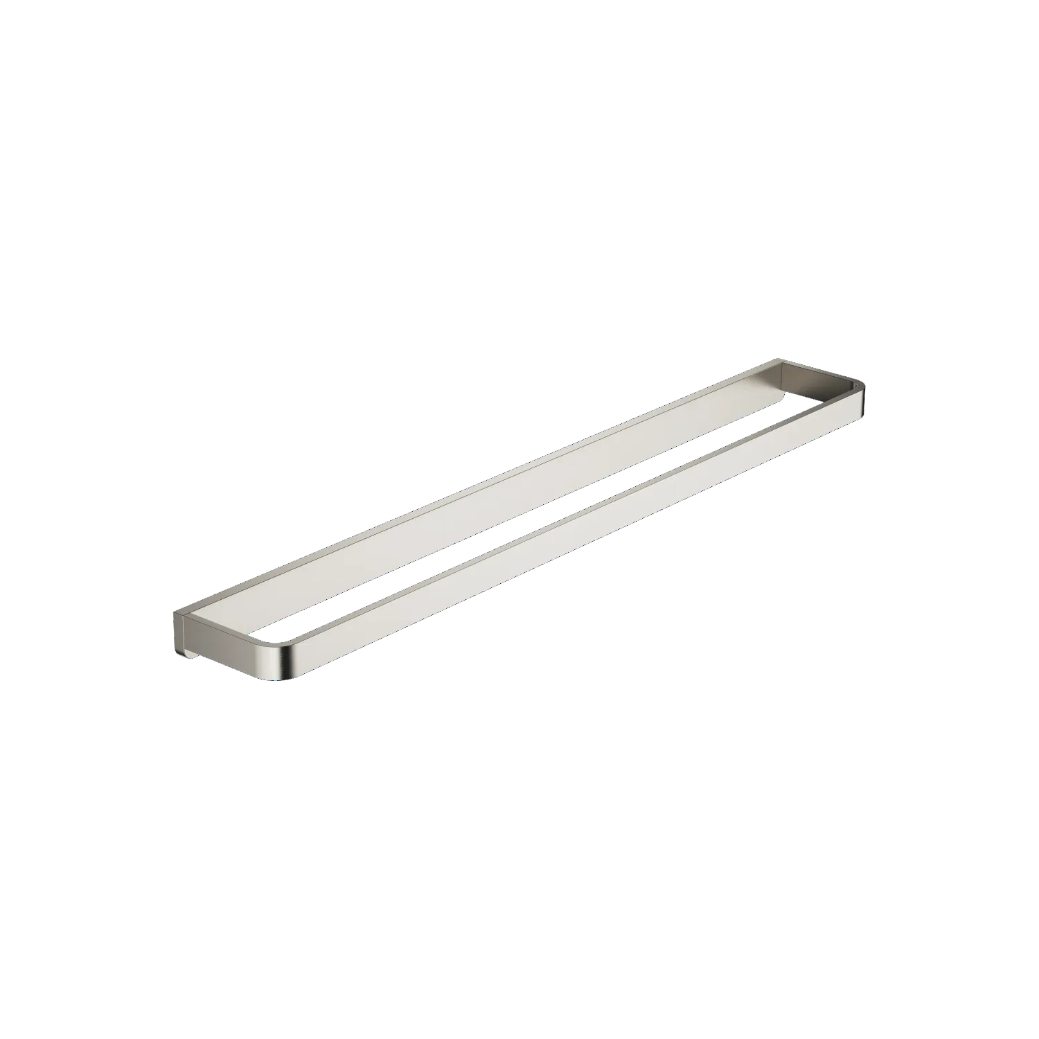 Dornbracht LULU Badetuchhalter - Platin gebürstet, Stichmaß 400 mm, Breite 704 mm, Höhe 35 mm, Ausladung 100 mm