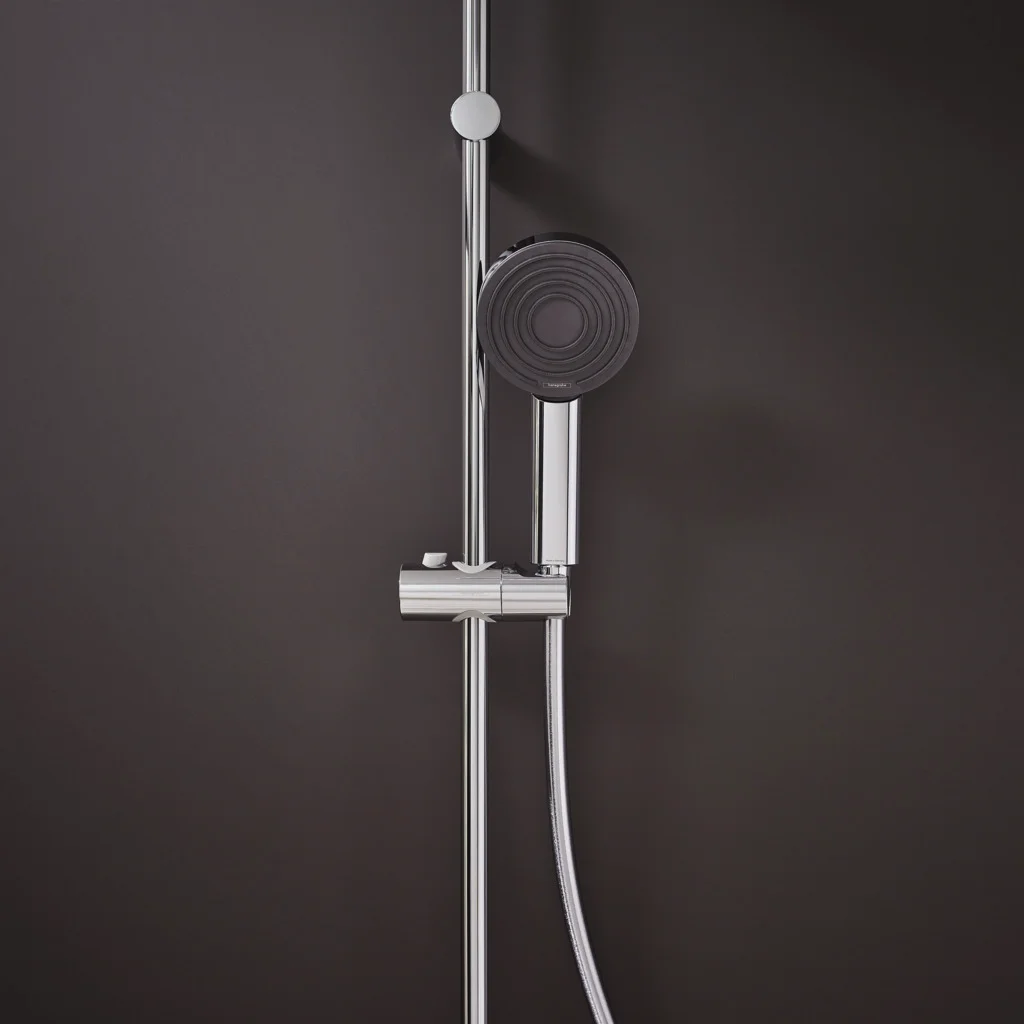 Hansgrohe Pulsify S Handbrause EcoSmart+ Chrom, 105 mm Brausekopfgröße, PowderRain Strahlart, QuickClean, max. Durchfluss 5,7 l/min bei 3 bar Hansgrohe Pulsify S Handbrause EcoSmart+ Chrom, 105 mm Brausekopfgröße, PowderRain Strahlart, QuickClean, max. Durchfluss 5,7 l/min bei 3 bar