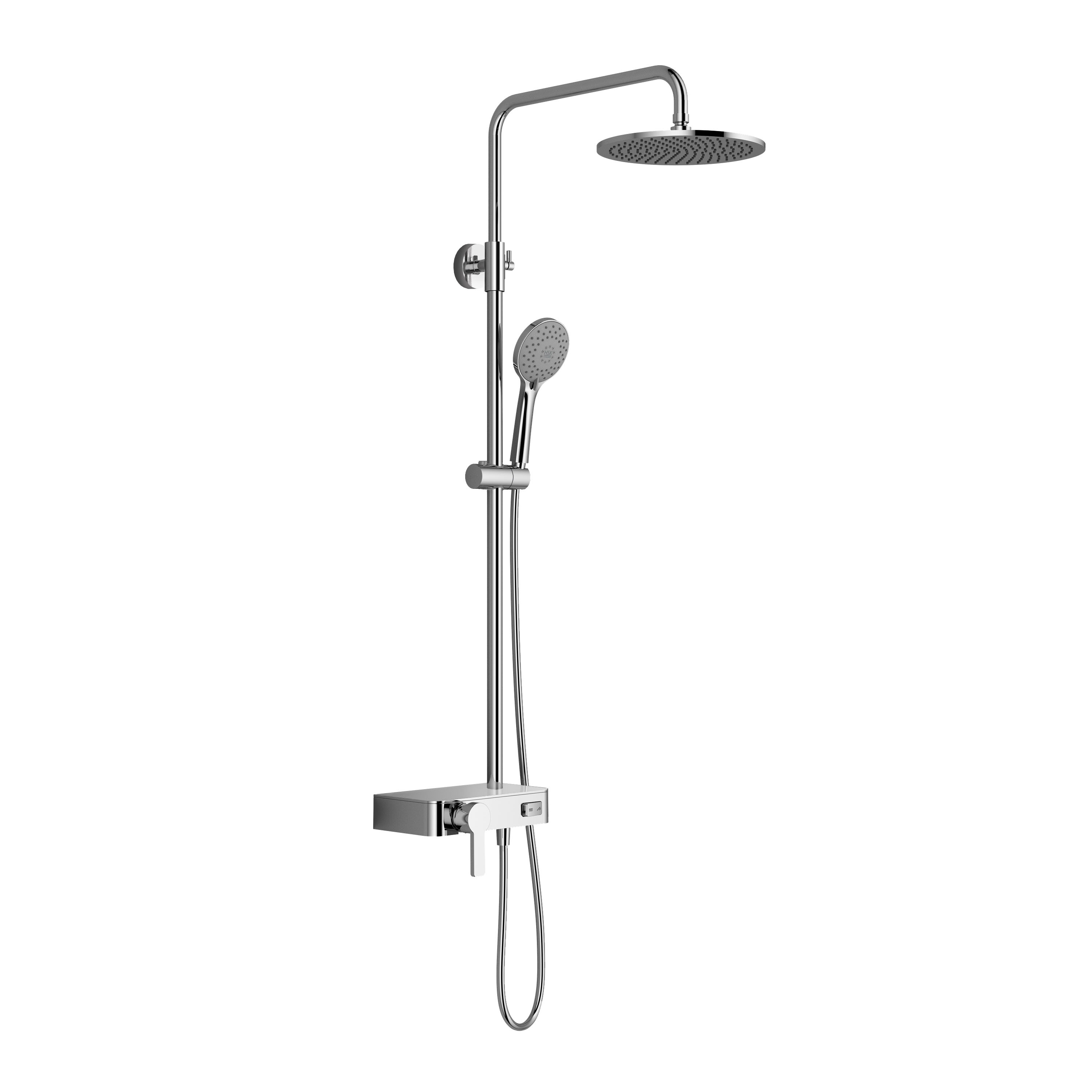 HSK gerahmte Duschtür 3-teilig „Prima“ 100 × 175 cm Profile Alu Silber-matt HSK gerahmte Duschtür 3-teilig „Prima“ 100 × 175 cm Profile Alu Silber-matt