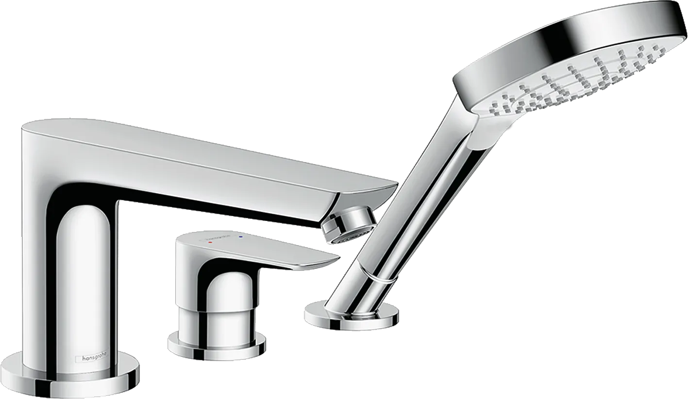 Hansgrohe Talis E 3-Loch Einhebel-Wannenrandmischer für Secuflex, Chrom Hansgrohe Talis E 3-Loch Einhebel-Wannenrandmischer für Secuflex, Chrom