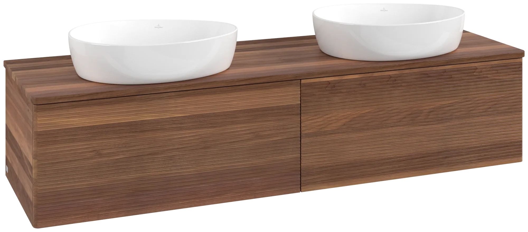 Villeroy & Boch Antao Waschbeckenunterschrank K39_1, 1600x360x500 mm, Warm Walnut