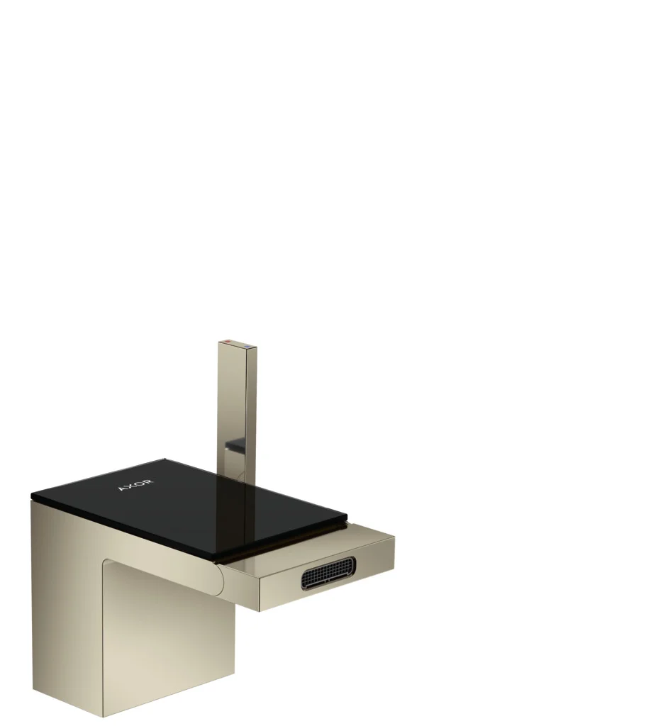 Hansgrohe AXOR MyEdition Platte 117 mm Glas schwarz abnehmbar