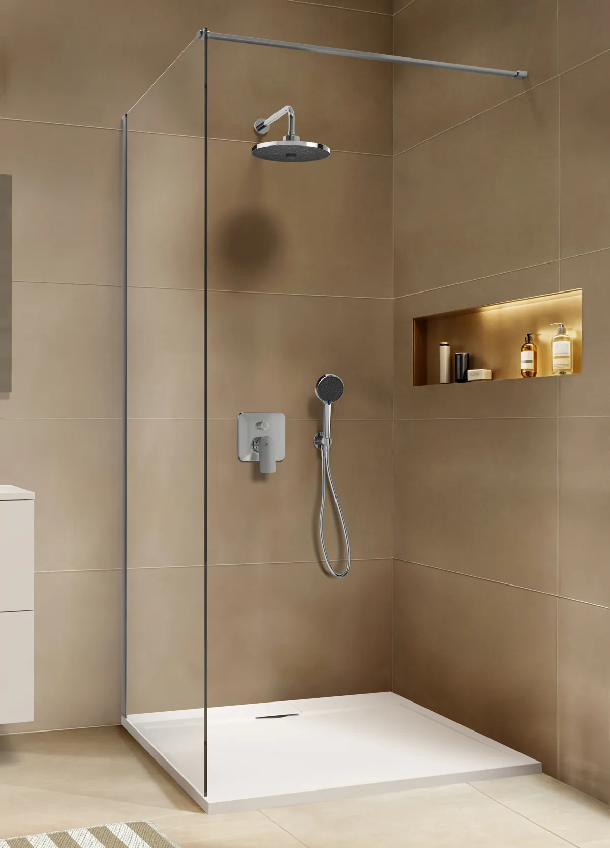 Brauseschlauch Idealrain 1500mm Idealflex Chrom Brauseschlauch Idealrain 1500mm Idealflex Chrom