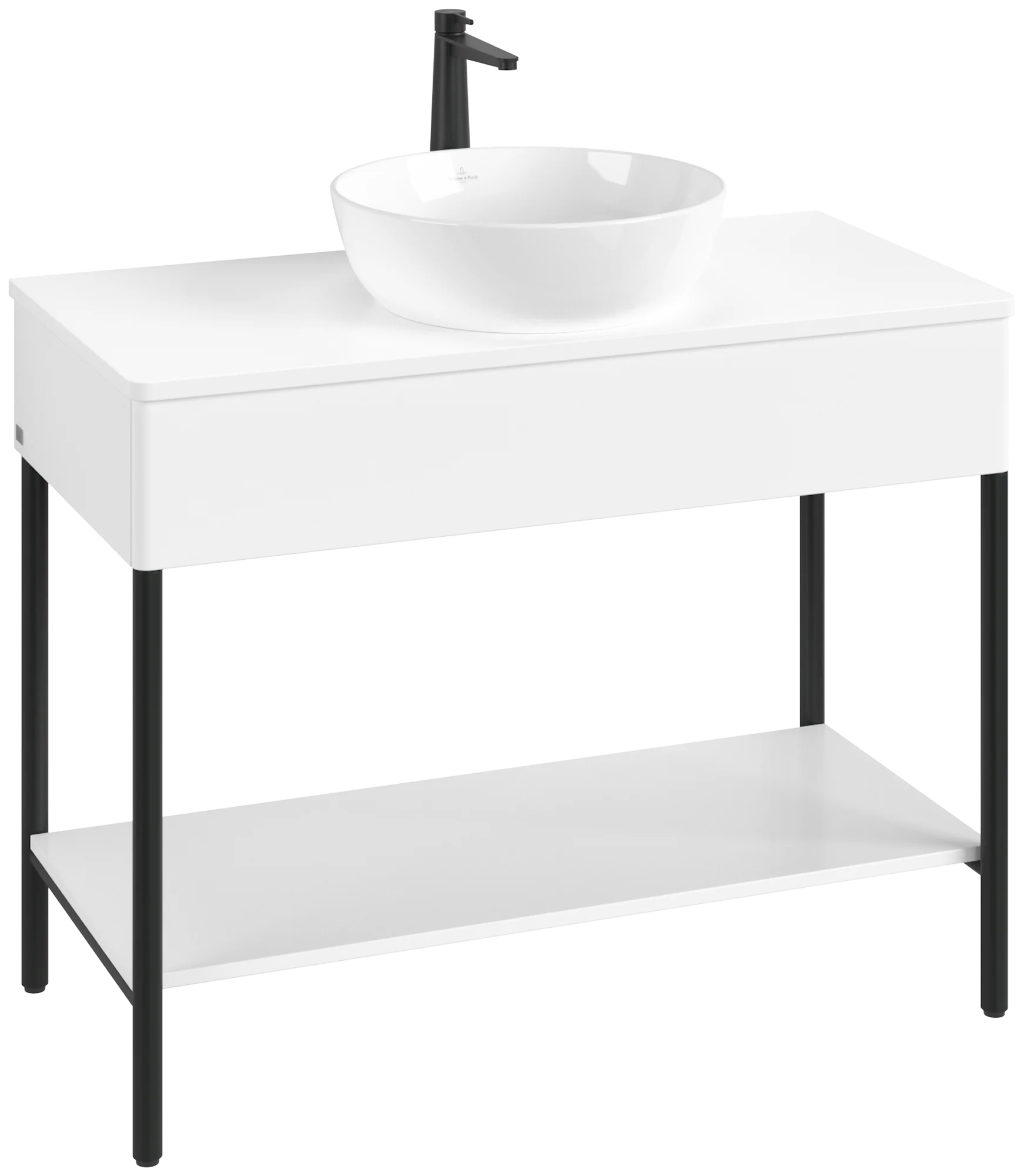 Villeroy & Boch Waschbeckenunterschrank Artis L64051MT, Eckig White Matt Lacquer, 1.000 x 782 x 500 mm, mit Beleuchtung und Push-to-open Funktion Villeroy & Boch Waschbeckenunterschrank Artis L64051MT, Eckig White Matt Lacquer, 1.000 x 782 x 500 mm, mit Beleuchtung und Push-to-open Funktion