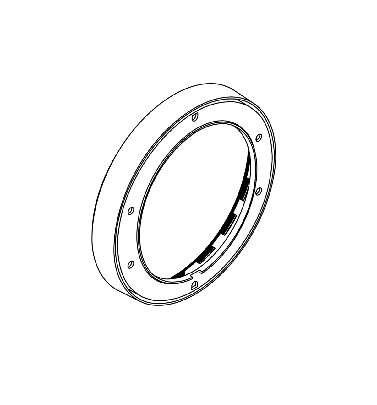 Hansgrohe Verlängerungsrosette Ø 17 cm, Chrom