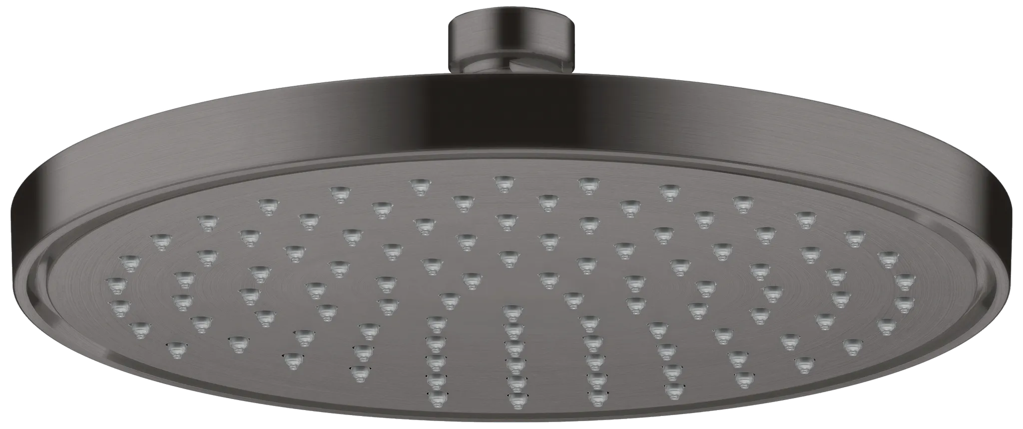 Hansgrohe AXOR ShowerSolutions Kopfbrause 220 1jet EcoSmart+ Brushed Black Chrome, 220 mm, verstellbarer Winkel, abnehmbar zur Reinigung