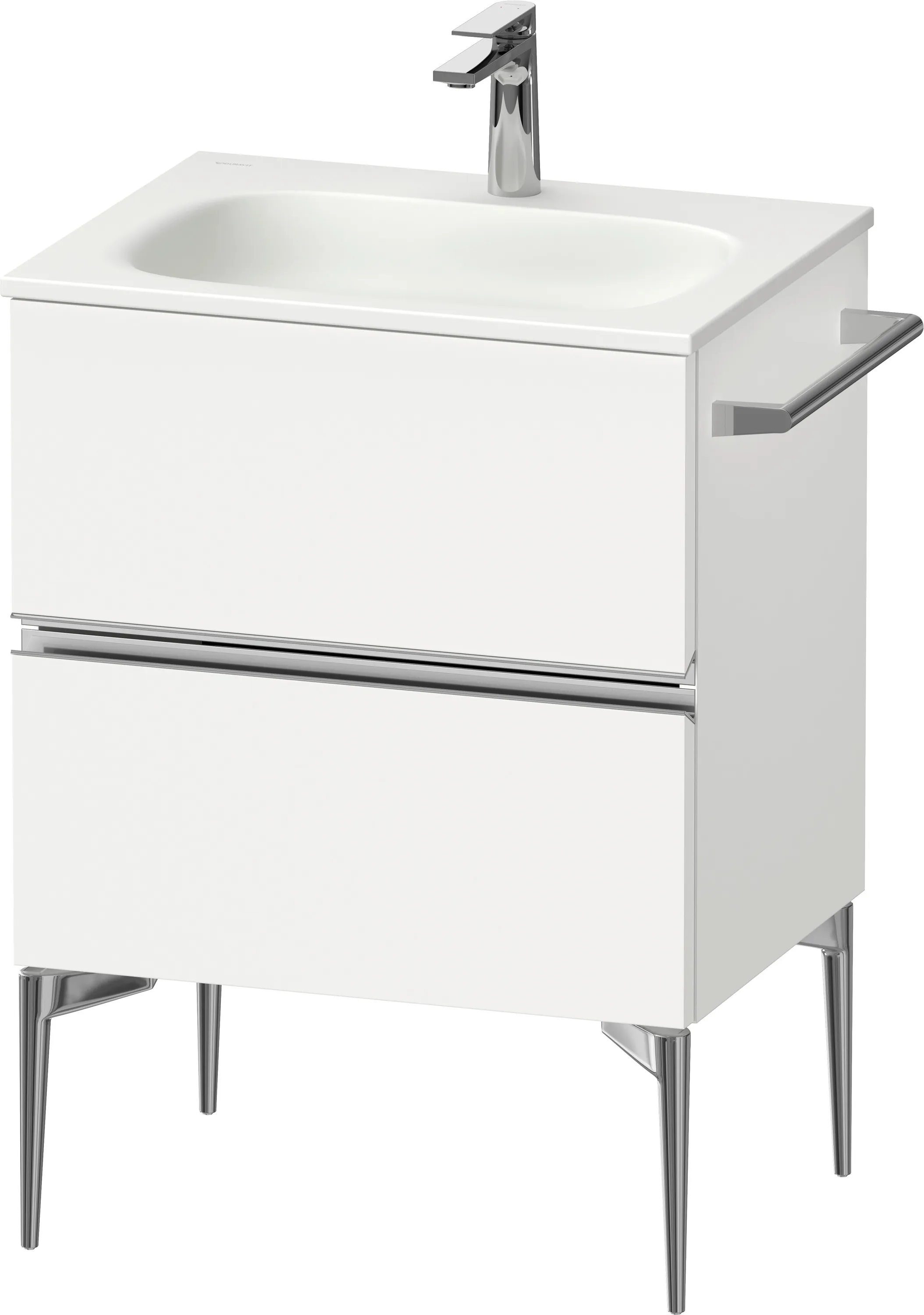 Duravit Waschtischunterschrank „Sivida“ 61 × 59,2 × 47,7 cm Weiß Matt Duravit Waschtischunterschrank „Sivida“ 61 × 59,2 × 47,7 cm Weiß Matt