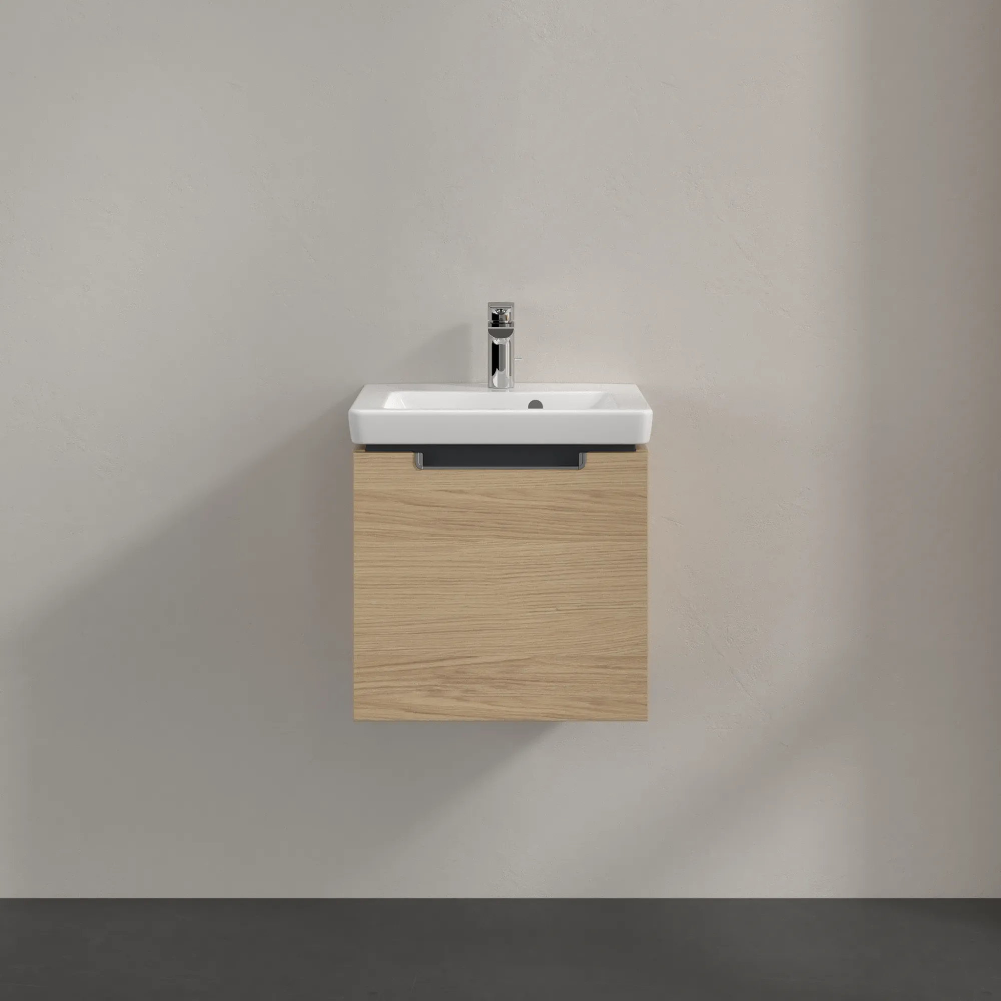 Villeroy & Boch Waschtischunterschrank „Subway 2.0“ 440 × 420 × 352 mm Nordic Oak, für Becken mittig, ohne Beleuchtung Villeroy & Boch Waschtischunterschrank „Subway 2.0“ 440 × 420 × 352 mm Nordic Oak, für Becken mittig, ohne Beleuchtung