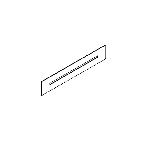 Kludi-ASANA Wand-Wasserfall in Chrom, DN 15, fester Auslauf, Durchflussmenge >45 l/min bei 3 bar, nur für Wandeinbau