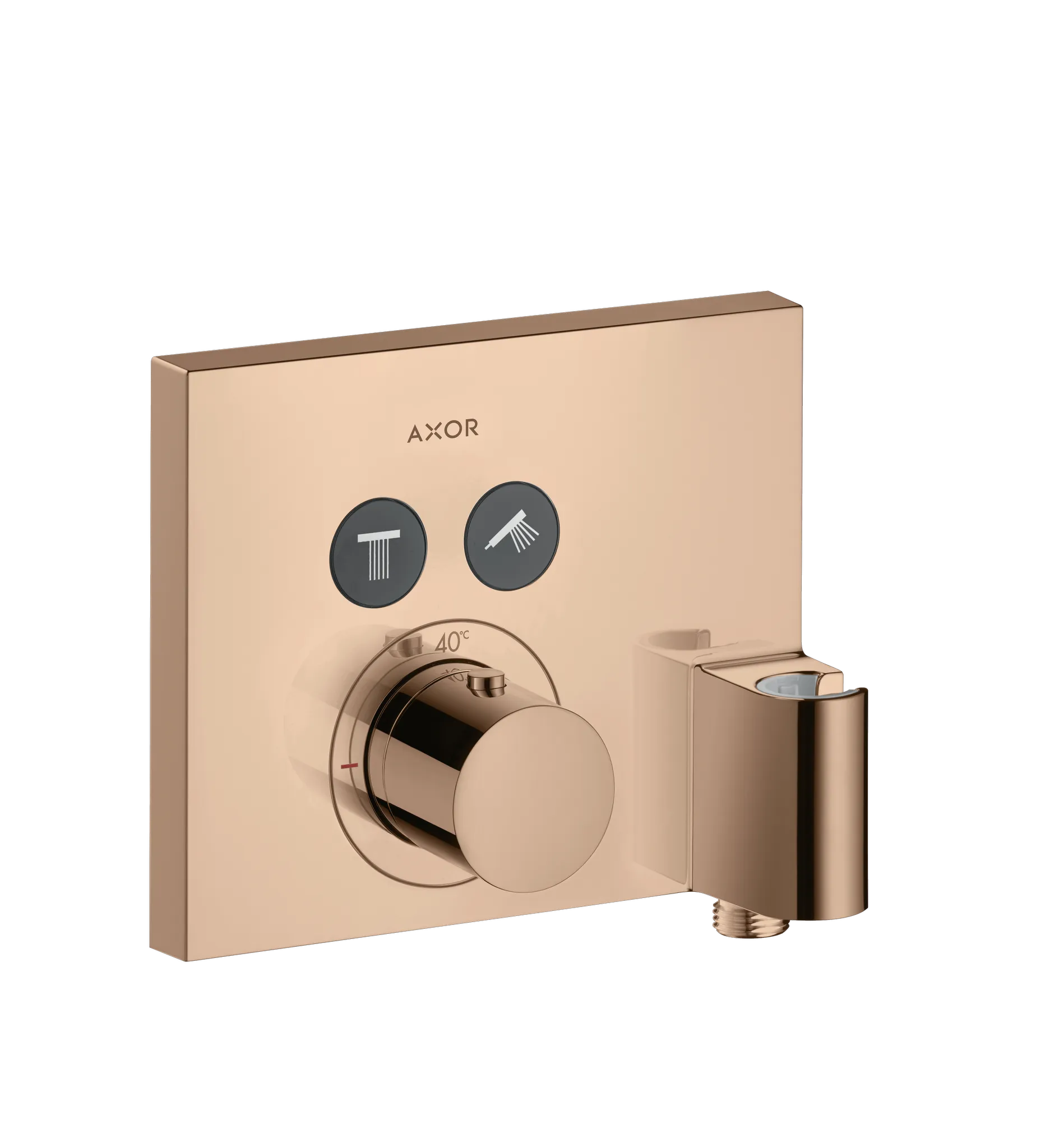 Hansgrohe AXOR ShowerSelect Thermostat Unterputz eckig Polished Red Gold
