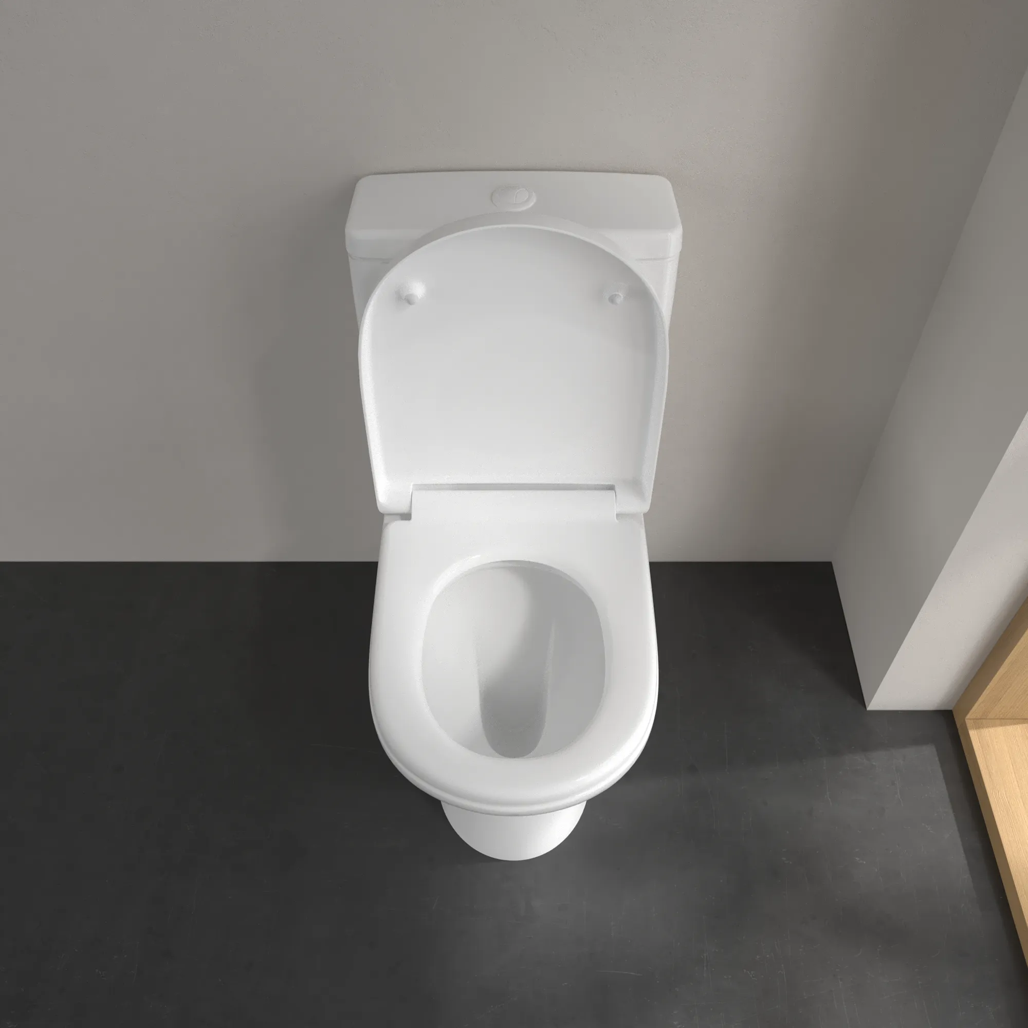 Tiefspül-WC für Kombination O.novo 565810, 360 x 640 x 400 mm, Oval, bodenstehend, Abgang waagerecht, Weiß Alpin Tiefspül-WC für Kombination O.novo 565810, 360 x 640 x 400 mm, Oval, bodenstehend, Abgang waagerecht, Weiß Alpin