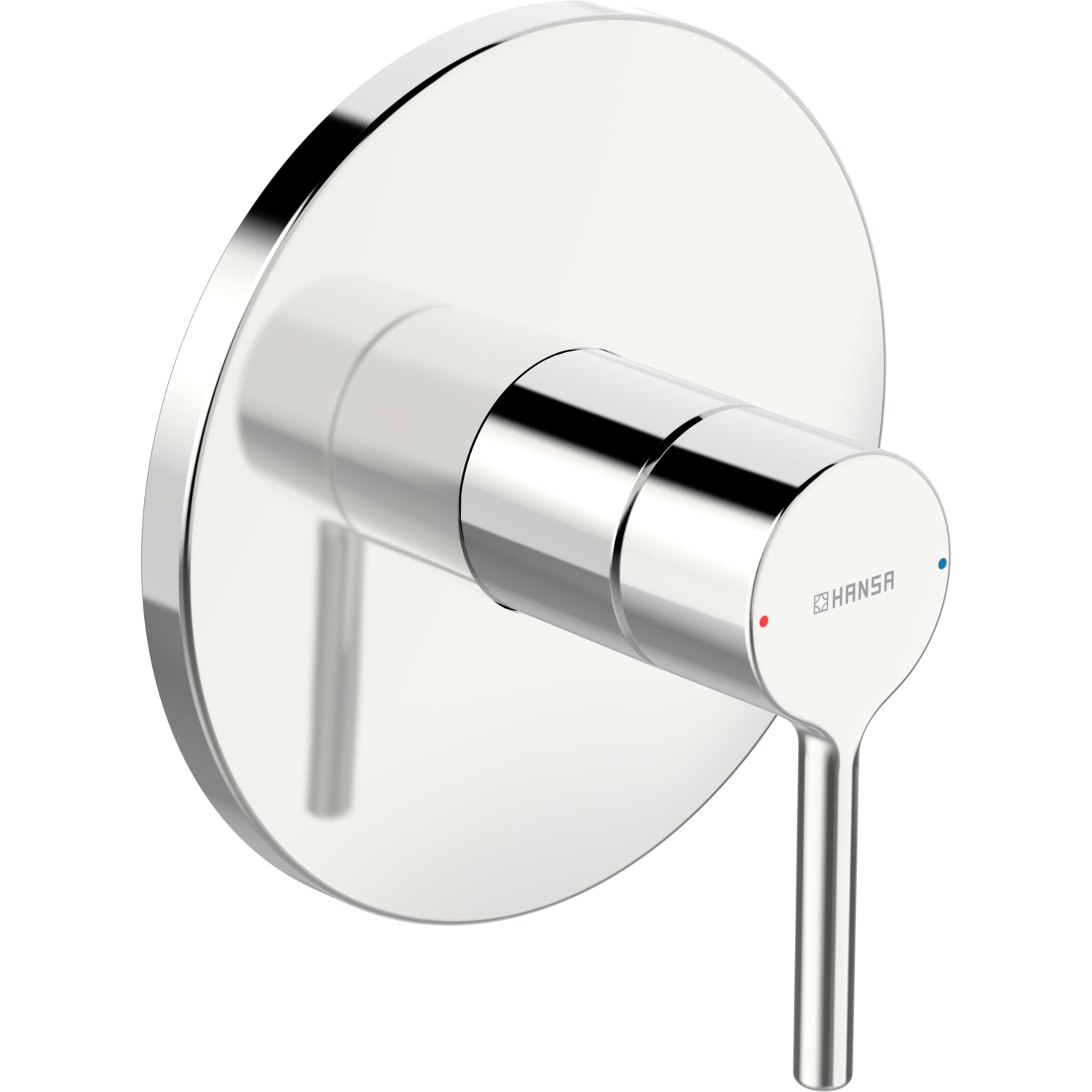 EHM Fertigset für Brause-Batterie VANTIS 8261 Rosette rund Chrom Pinhebel