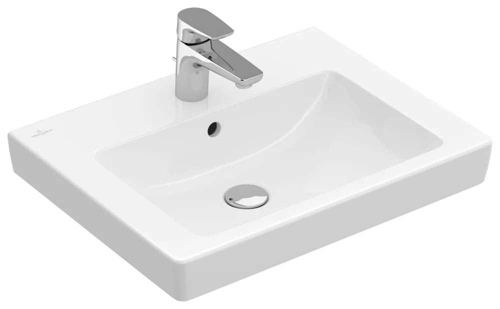 Villeroy & Boch Subway 2.0 Wandwaschbecken, 550x440x150mm, weiß Alpin, glänzend, mit Überlauf Villeroy & Boch Subway 2.0 Wandwaschbecken, 550x440x150mm, weiß Alpin, glänzend, mit Überlauf