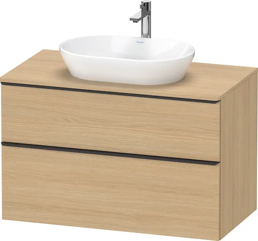Duravit Waschtischunterschrank wandhängend „D-Neo“ 100 × 66,4 × 55 cm Eiche Natur