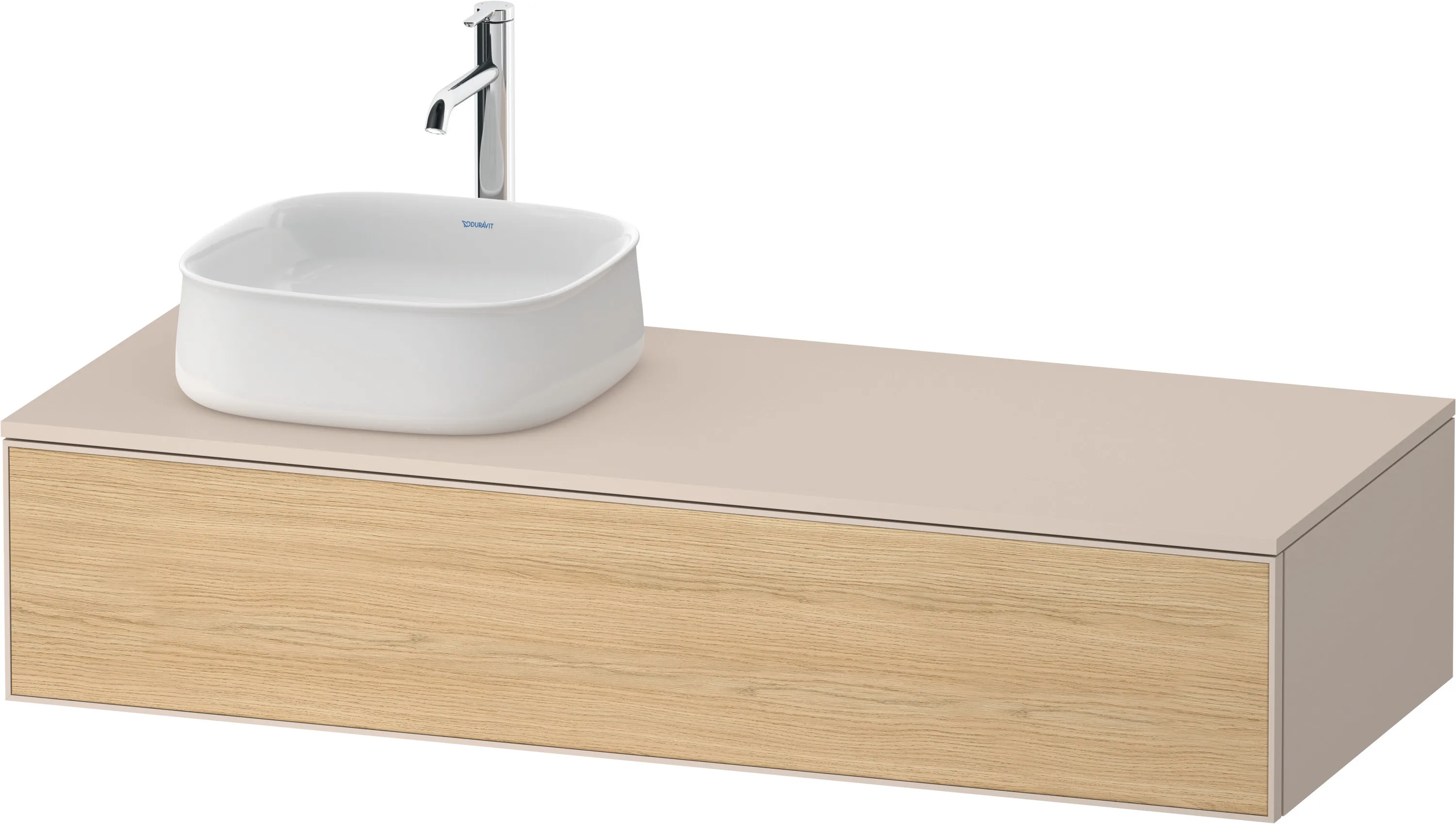 Duravit Waschtischunterschrank wandhängend „Zencha“ 130 × 28,1 × 55 cm